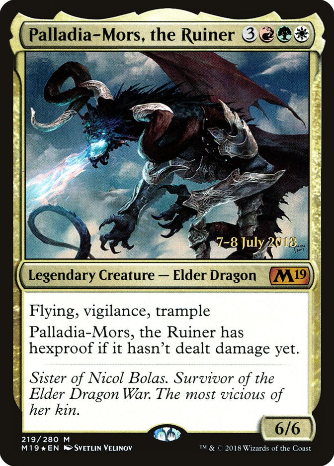 Palladia-Mors, the Ruiner [Core Set 2019 Prerelease Promos] | Dragon's Lair Comics and Fantasy Houston TX