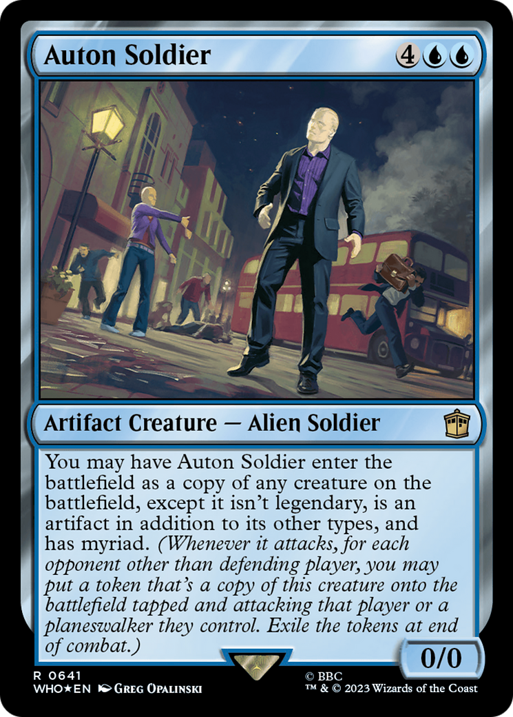 Auton Soldier (Surge Foil) [Doctor Who] | Dragon's Lair Comics and Fantasy Houston TX