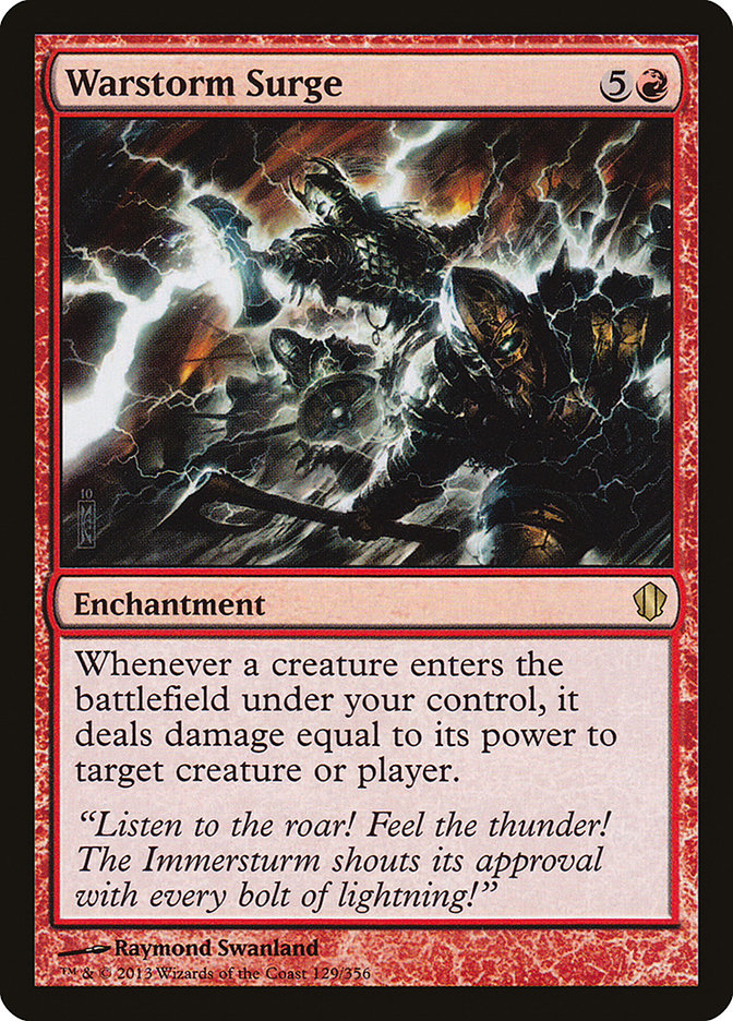 Warstorm Surge [Commander 2013] | Dragon's Lair Comics and Fantasy Houston TX