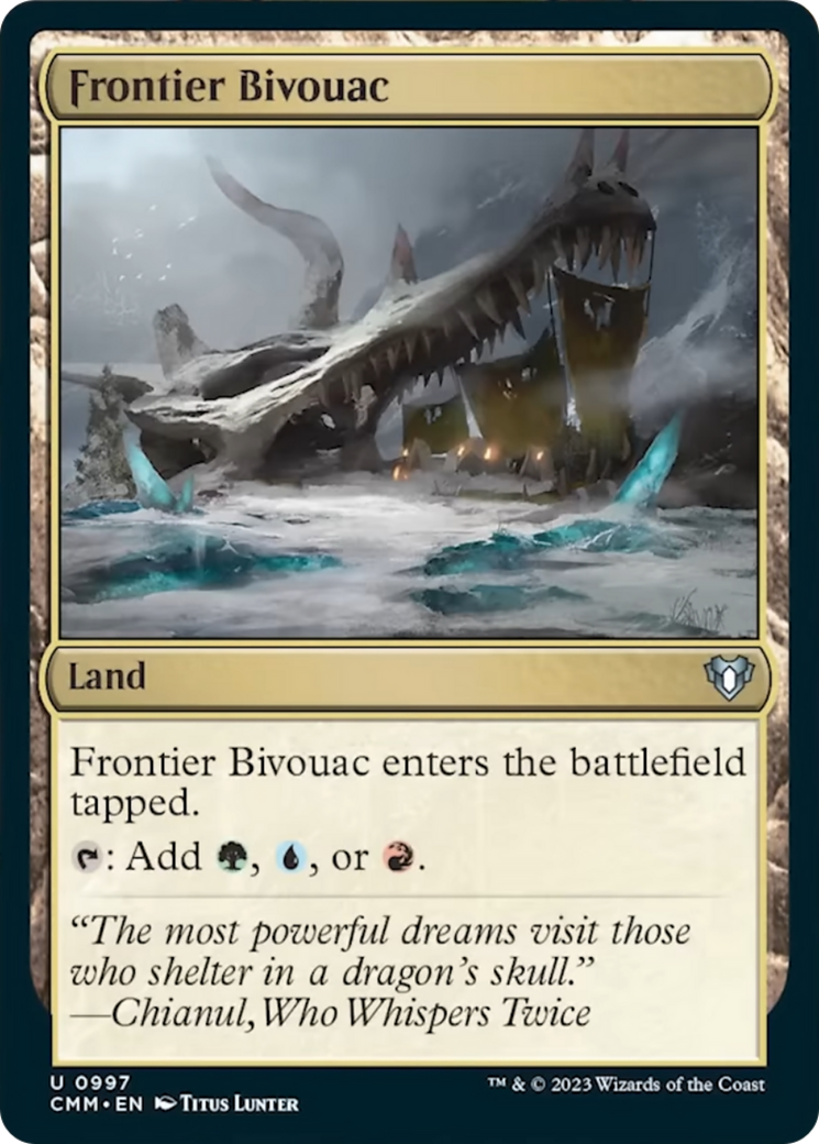 Frontier Bivouac [Commander Masters] | Dragon's Lair Comics and Fantasy Houston TX