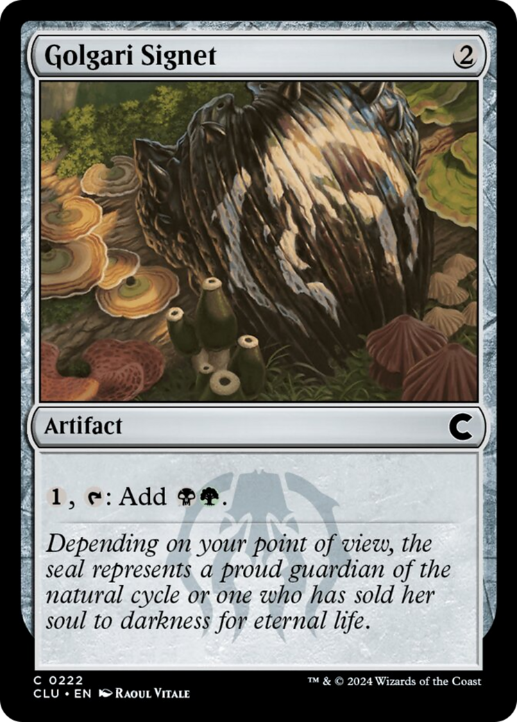 Golgari Signet [Ravnica: Clue Edition] | Dragon's Lair Comics and Fantasy Houston TX