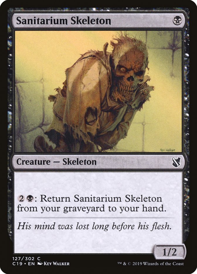 Sanitarium Skeleton [Commander 2019] | Dragon's Lair Comics and Fantasy Houston TX
