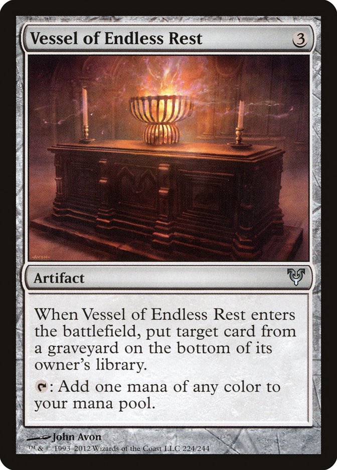 Vessel of Endless Rest [Avacyn Restored] | Dragon's Lair Comics and Fantasy Houston TX