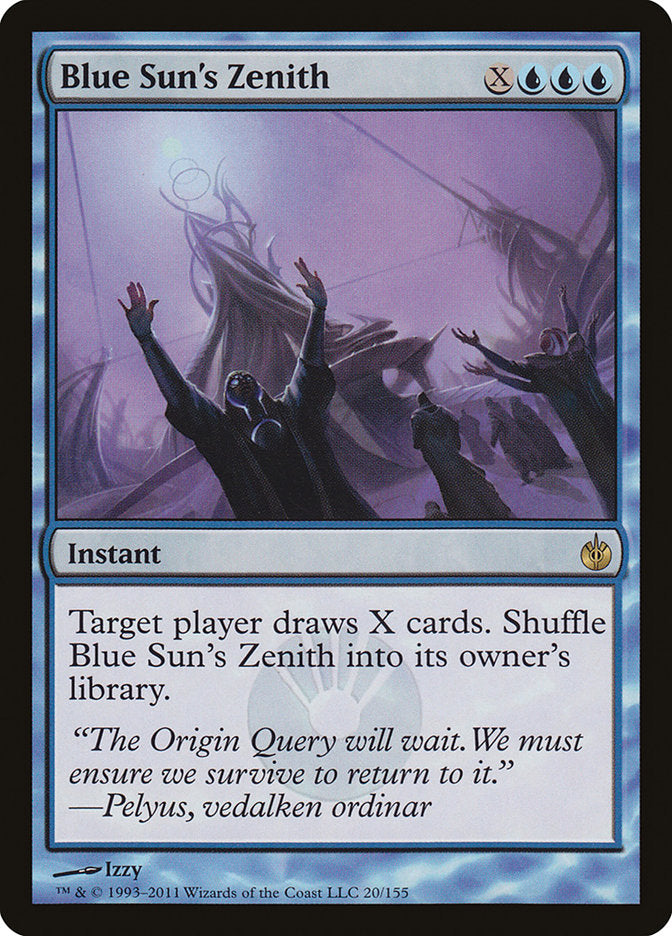Blue Sun's Zenith [Mirrodin Besieged] | Dragon's Lair Comics and Fantasy Houston TX