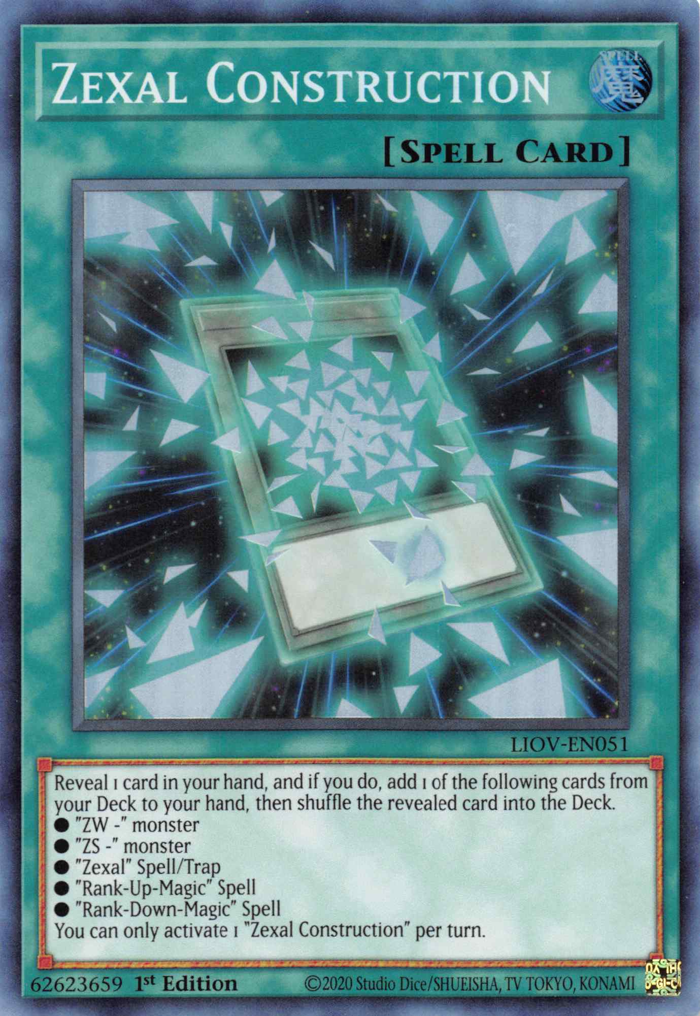 Zexal Construction [LIOV-EN051] Super Rare | Dragon's Lair Comics and Fantasy Houston TX