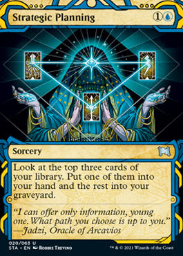 Strategic Planning (Foil Etched) [Strixhaven: School of Mages Mystical Archive] | Dragon's Lair Comics and Fantasy Houston TX