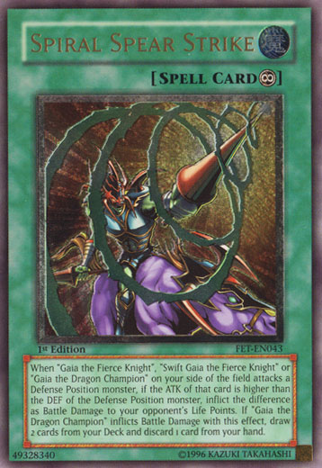 Spiral Spear Strike [FET-EN043] Ultimate Rare | Dragon's Lair Comics and Fantasy Houston TX