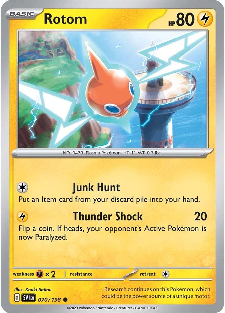 Rotom (070/198) [Scarlet & Violet: Base Set] | Dragon's Lair Comics and Fantasy Houston TX