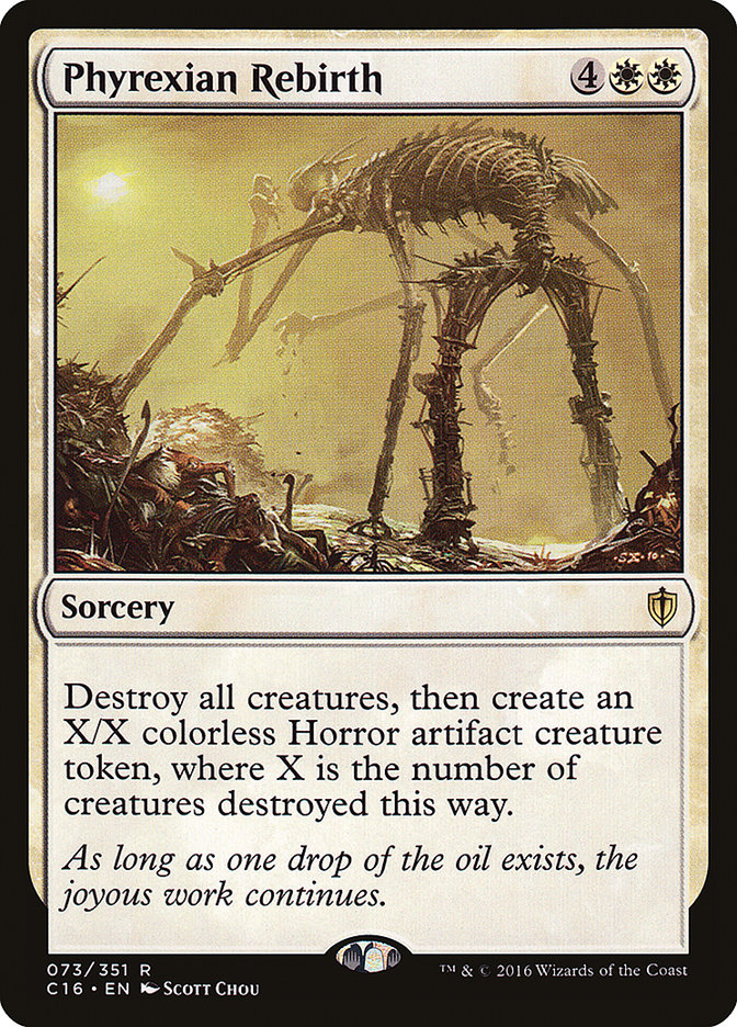 Phyrexian Rebirth [Commander 2016] | Dragon's Lair Comics and Fantasy Houston TX