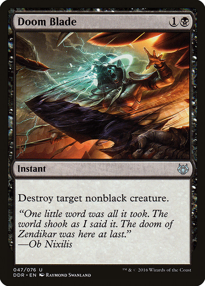 Doom Blade [Duel Decks: Nissa vs. Ob Nixilis] | Dragon's Lair Comics and Fantasy Houston TX