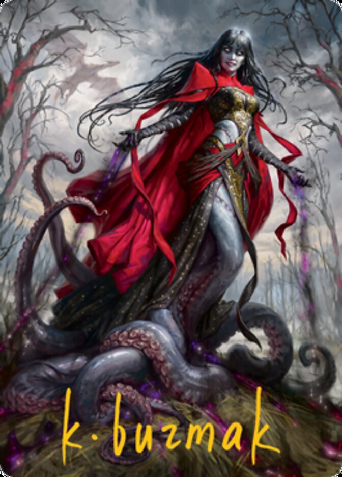 Geyadrone Dihada Art Card (54) (Gold-Stamped Signature) [Modern Horizons 2 Art Series] | Dragon's Lair Comics and Fantasy Houston TX