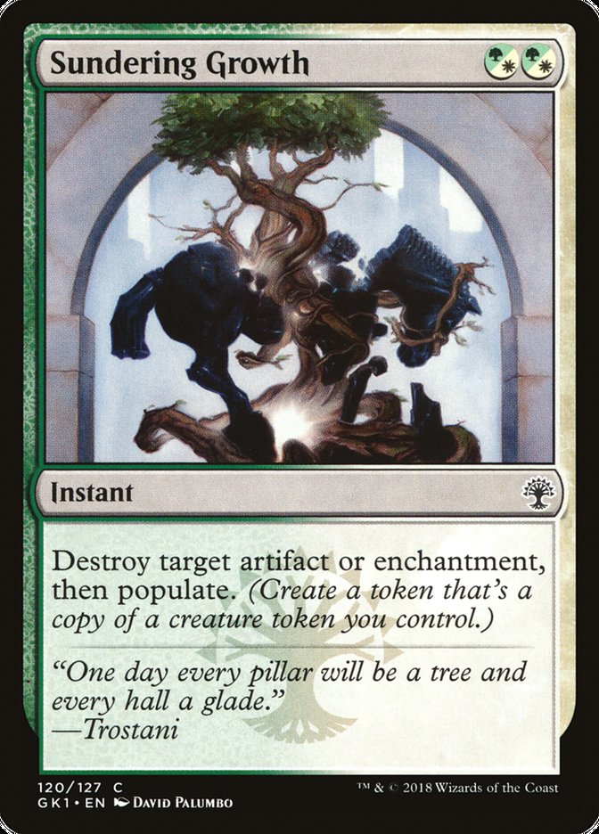 Sundering Growth [Guilds of Ravnica Guild Kit] | Dragon's Lair Comics and Fantasy Houston TX