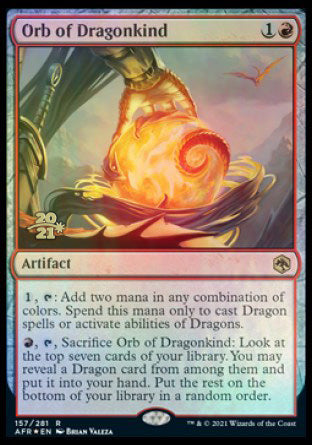 Orb of Dragonkind [Dungeons & Dragons: Adventures in the Forgotten Realms Prerelease Promos] | Dragon's Lair Comics and Fantasy Houston TX
