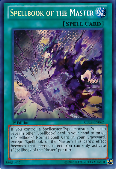 Spellbook of the Master [CBLZ-EN062] Secret Rare | Dragon's Lair Comics and Fantasy Houston TX