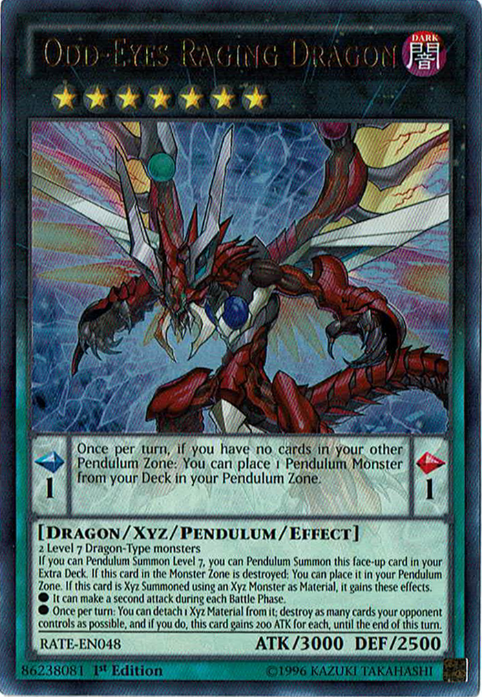 Odd-Eyes Raging Dragon [RATE-EN048] Ultra Rare | Dragon's Lair Comics and Fantasy Houston TX