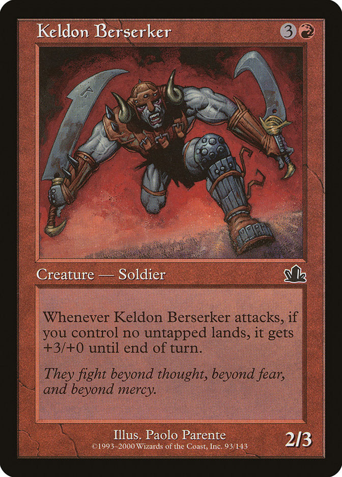 Keldon Berserker [Prophecy] | Dragon's Lair Comics and Fantasy Houston TX