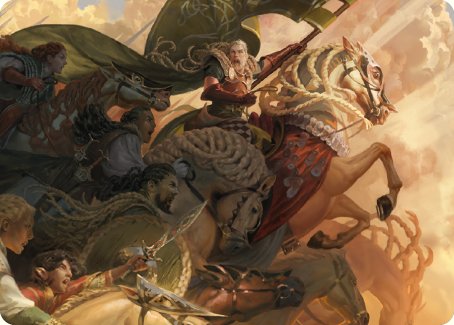 Marshal's Anthem Art Card [The Lord of the Rings: Tales of Middle-earth Art Series] | Dragon's Lair Comics and Fantasy Houston TX
