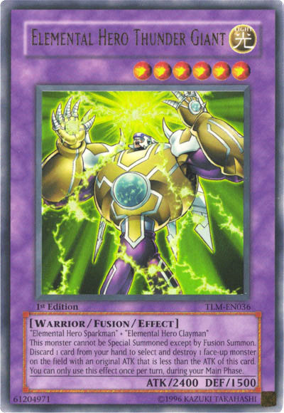 Elemental HERO Thunder Giant [TLM-EN036] Ultra Rare | Dragon's Lair Comics and Fantasy Houston TX