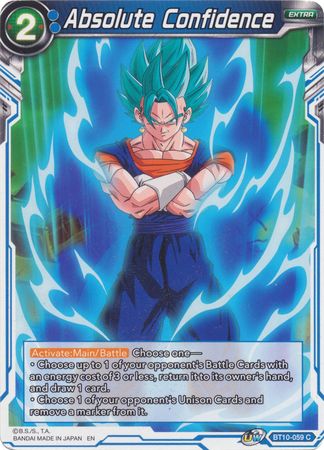Absolute Confidence (BT10-059) [Rise of the Unison Warrior] | Dragon's Lair Comics and Fantasy Houston TX