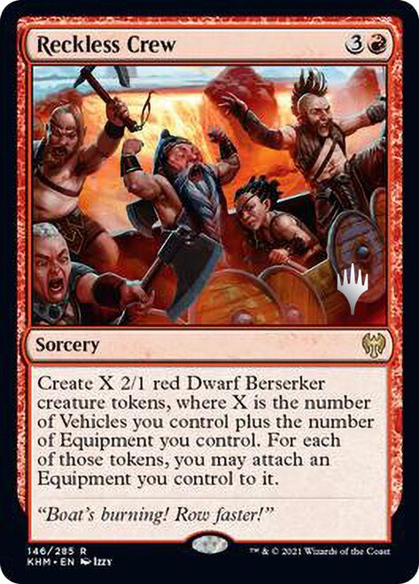 Reckless Crew (Promo Pack) [Kaldheim Promos] | Dragon's Lair Comics and Fantasy Houston TX