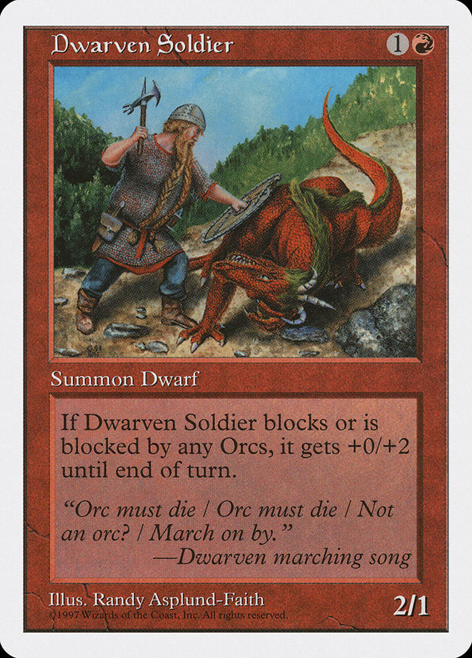 Dwarven Soldier [Fifth Edition] | Dragon's Lair Comics and Fantasy Houston TX