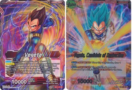 Vegeta // Vegeta, Candidate of Destruction (EX11-01) [Universe 7 Unison] | Dragon's Lair Comics and Fantasy Houston TX