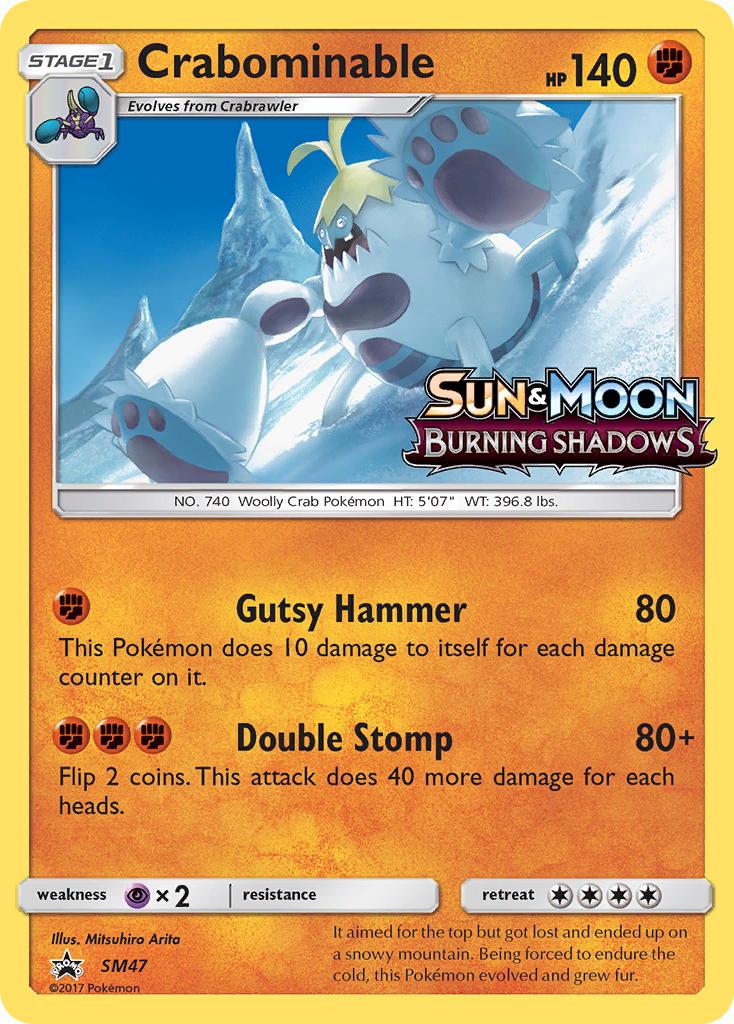 Crabominable (SM47) [Sun & Moon: Black Star Promos] | Dragon's Lair Comics and Fantasy Houston TX