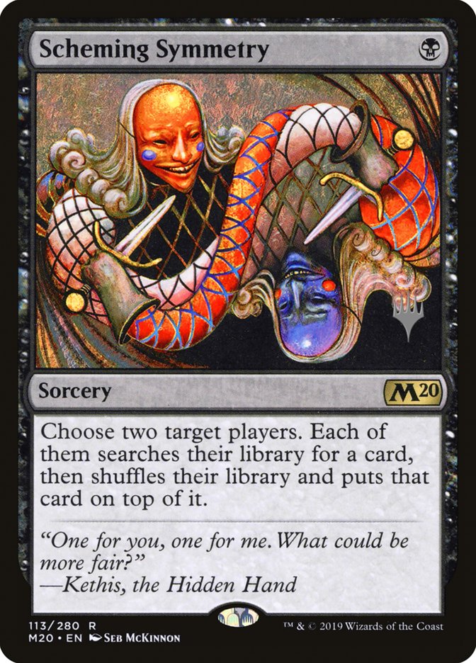 Scheming Symmetry (Promo Pack) [Core Set 2020 Promos] | Dragon's Lair Comics and Fantasy Houston TX