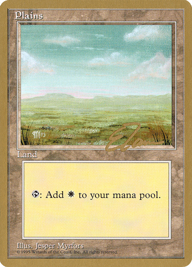 Plains (et364) (Eric Tam) [Pro Tour Collector Set] | Dragon's Lair Comics and Fantasy Houston TX