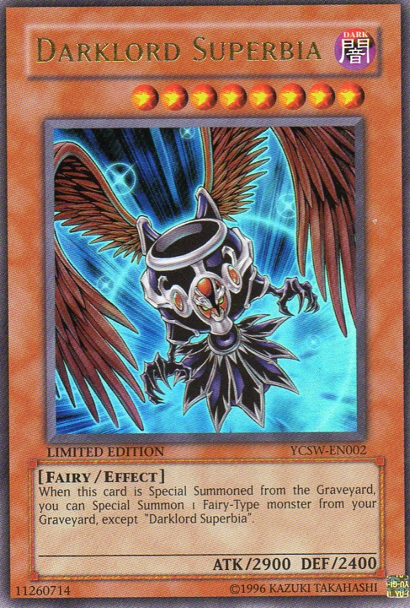 Darklord Superbia [YCSW-EN002] Ultra Rare | Dragon's Lair Comics and Fantasy Houston TX