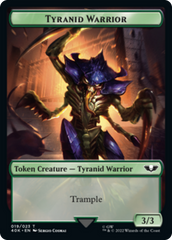 Tyranid (17) // Tyranid Warrior Double-Sided Token [Warhammer 40,000 Tokens] | Dragon's Lair Comics and Fantasy Houston TX