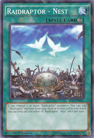 Raidraptor - Nest [SP15-EN045] Shatterfoil Rare | Dragon's Lair Comics and Fantasy Houston TX