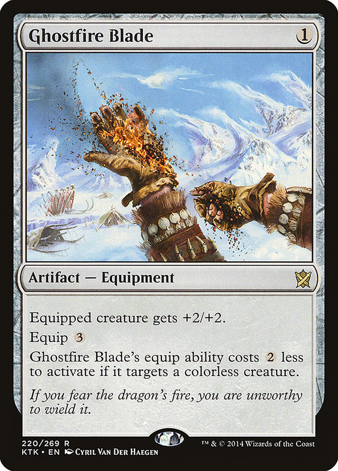 Ghostfire Blade [Khans of Tarkir] | Dragon's Lair Comics and Fantasy Houston TX