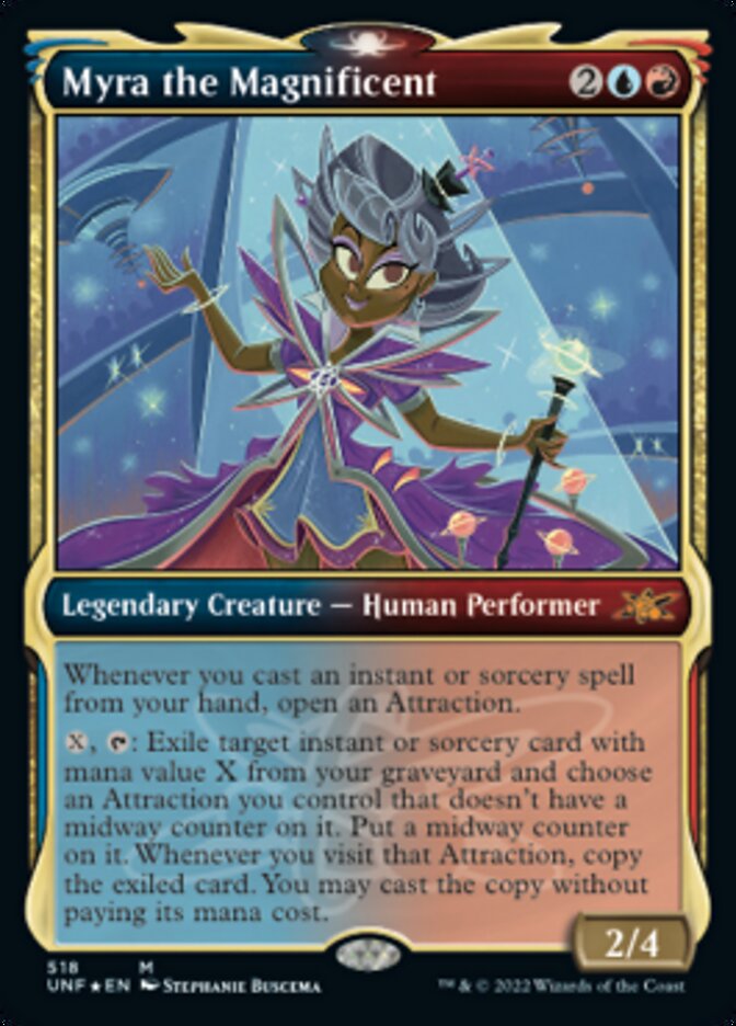 Myra the Magnificent (Showcase) (Galaxy Foil) [Unfinity] | Dragon's Lair Comics and Fantasy Houston TX