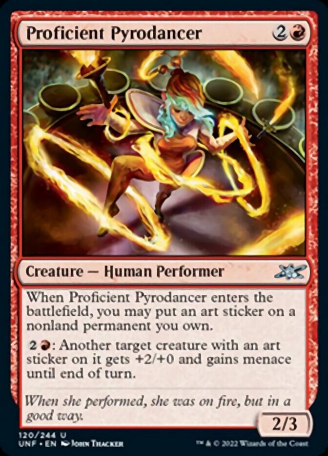Proficient Pyrodancer [Unfinity] | Dragon's Lair Comics and Fantasy Houston TX