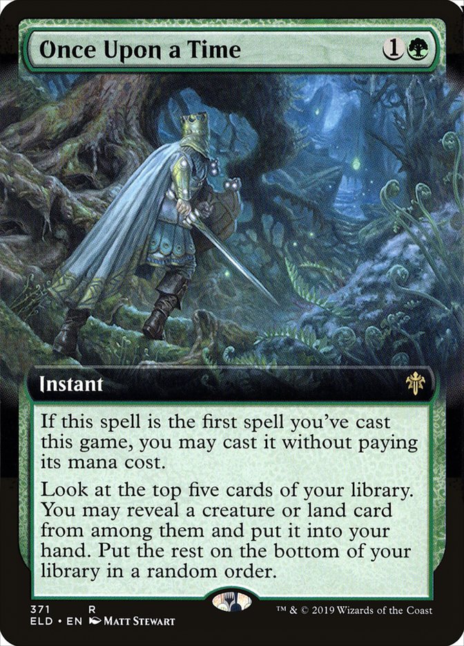 Once Upon a Time (Extended Art) [Throne of Eldraine] | Dragon's Lair Comics and Fantasy Houston TX