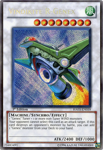 Vindikite R-Genex [HA03-EN059] Secret Rare | Dragon's Lair Comics and Fantasy Houston TX