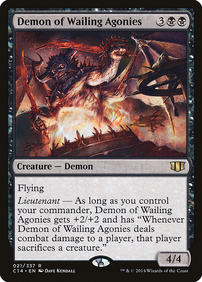 Demon of Wailing Agonies [Commander 2014] | Dragon's Lair Comics and Fantasy Houston TX