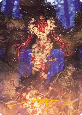 Grist, the Hunger Tide Art Card (55) (Gold-Stamped Signature) [Modern Horizons 2 Art Series] | Dragon's Lair Comics and Fantasy Houston TX