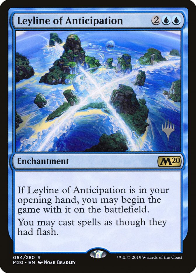 Leyline of Anticipation (Promo Pack) [Core Set 2020 Promos] | Dragon's Lair Comics and Fantasy Houston TX