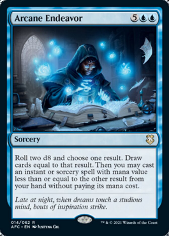 Arcane Endeavor [Dungeons & Dragons: Adventures in the Forgotten Realms Commander] | Dragon's Lair Comics and Fantasy Houston TX