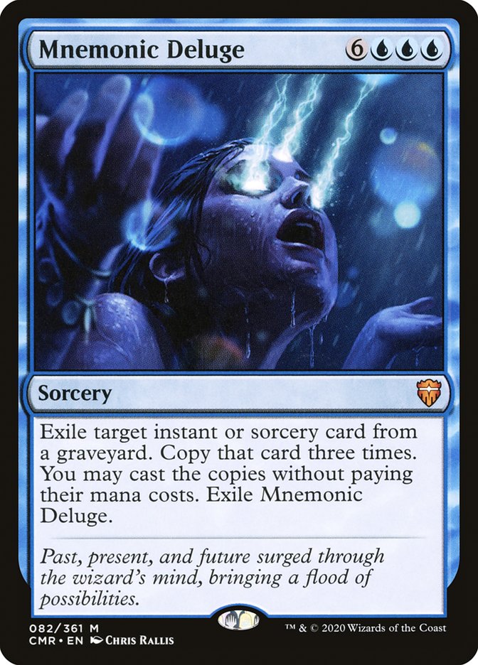Mnemonic Deluge [Commander Legends] | Dragon's Lair Comics and Fantasy Houston TX