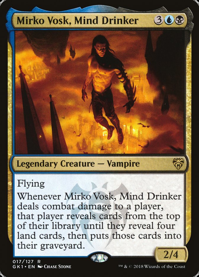 Mirko Vosk, Mind Drinker [Guilds of Ravnica Guild Kit] | Dragon's Lair Comics and Fantasy Houston TX