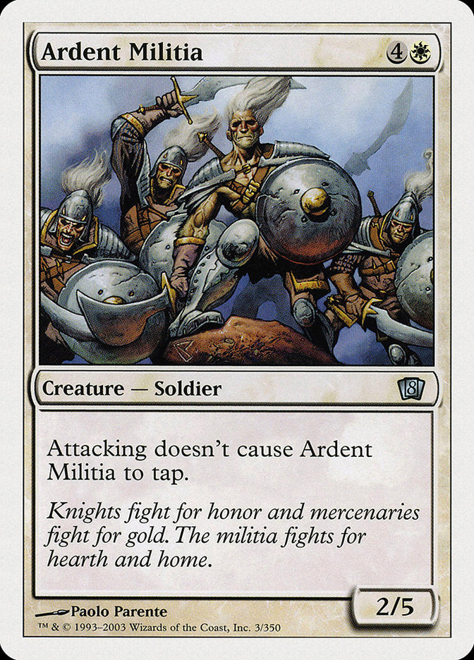 Ardent Militia [Eighth Edition] | Dragon's Lair Comics and Fantasy Houston TX