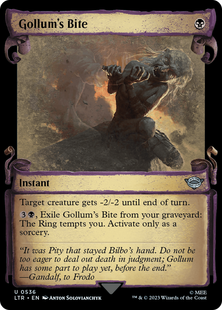 Gollum's Bite [The Lord of the Rings: Tales of Middle-Earth Showcase Scrolls] | Dragon's Lair Comics and Fantasy Houston TX