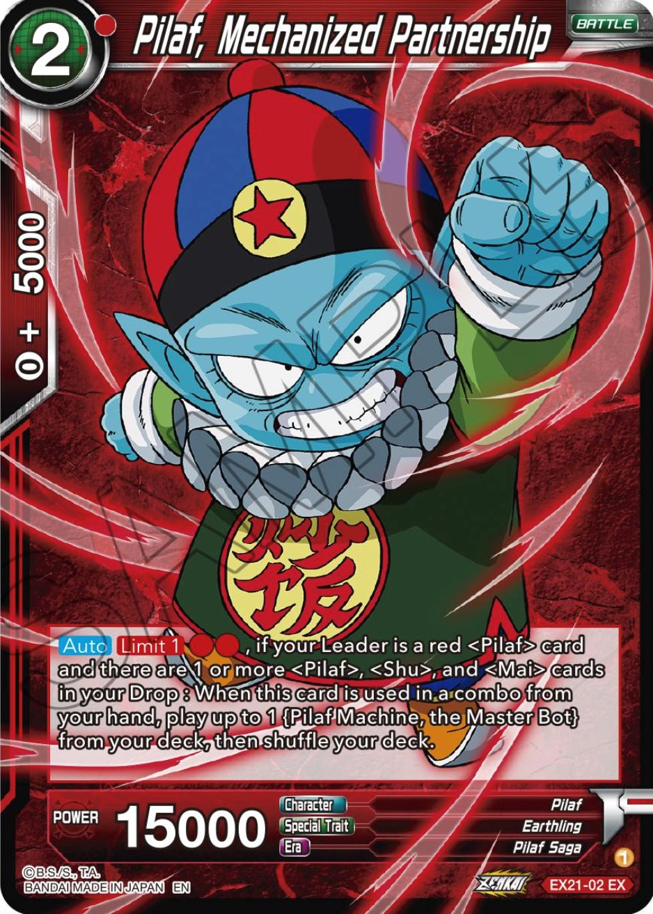 Pilaf, Mechanized Partnership (EX21-02) [5th Anniversary Set] | Dragon's Lair Comics and Fantasy Houston TX