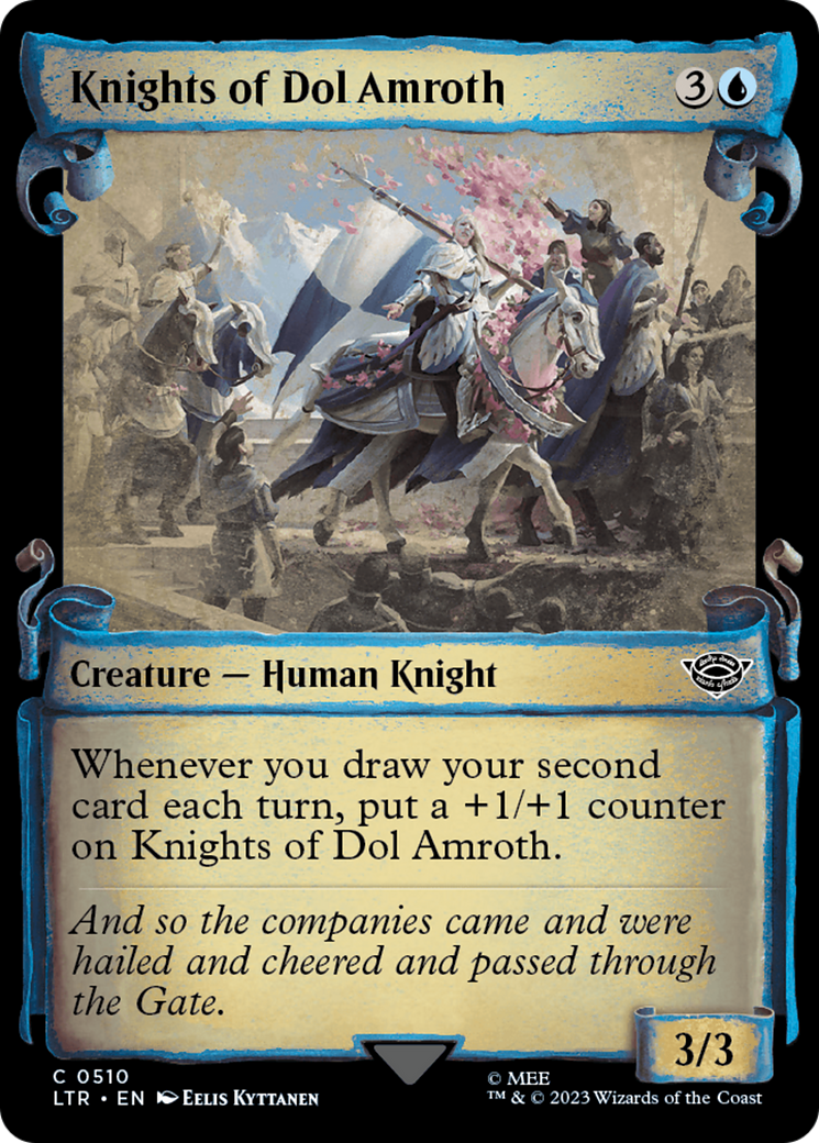 Knights of Dol Amroth [The Lord of the Rings: Tales of Middle-Earth Showcase Scrolls] | Dragon's Lair Comics and Fantasy Houston TX