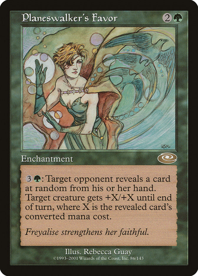 Planeswalker's Favor [Planeshift] | Dragon's Lair Comics and Fantasy Houston TX