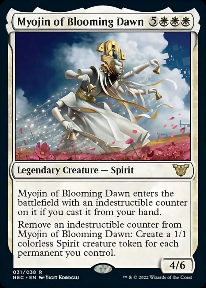 Myojin of Blooming Dawn [Kamigawa: Neon Dynasty Commander] | Dragon's Lair Comics and Fantasy Houston TX