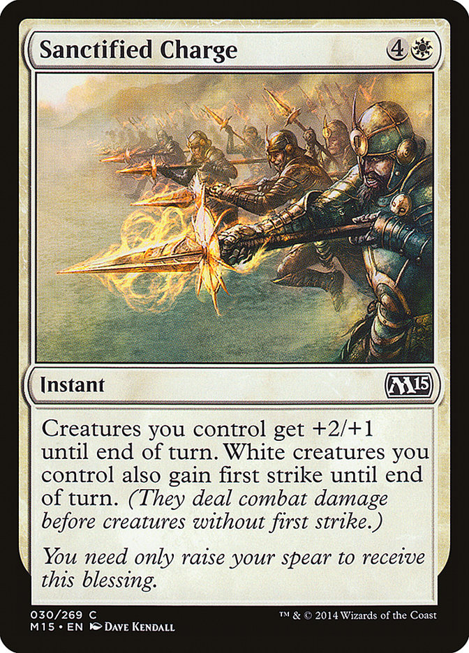 Sanctified Charge [Magic 2015] | Dragon's Lair Comics and Fantasy Houston TX